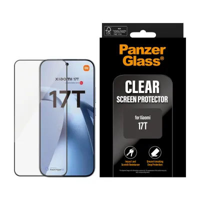PanzerGlass - Tvrdené sklo UWF pre Xiaomi 17T, čierna