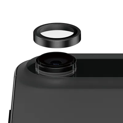 PanzerGlass - Ochranný kryt objektívu Hoops Ceramic II pre iPhone 17 Air, čierna