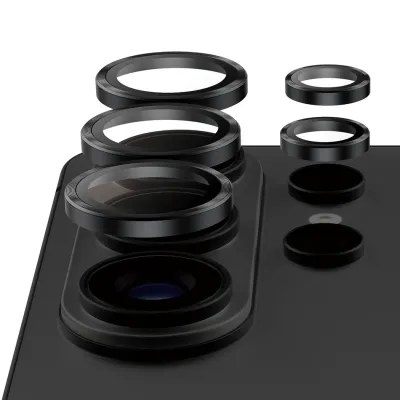 PanzerGlass - Ochranný kryt objektívu Hoops Ceramic II pre Samsung Galaxy S26 Ultra, čierna