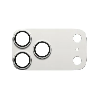 PanzerGlass - Ochranný kryt objektívu Fender pre iPhone 17 Pro Max, strieborná