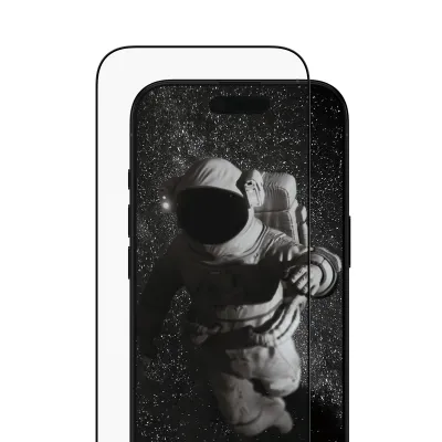 PanzerGlass - Tvrdené sklo UWF Ceramic II s aplikátorom pre iPhone 17 Air, čierna
