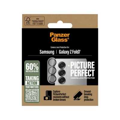 PanzerGlass - Ochranný kryt objektívu PicturePerfect pre Samsung Galaxy Z Fold7, čierna
