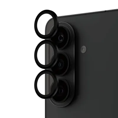 PanzerGlass - Ochranný kryt objektívu Hoops pre Samsung Galaxy S26/S26+, čierna