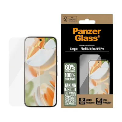 PanzerGlass - Tvrdené sklo pre Google Pixel 10/10 Pro/9/9 Pro, číra