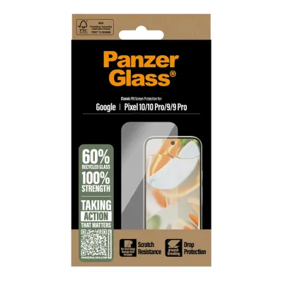 PanzerGlass - Tvrdené sklo pre Google Pixel 10/10 Pro/9/9 Pro, číra