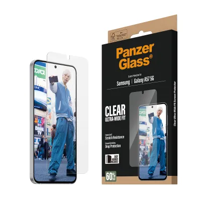 PanzerGlass - Tvrdené sklo UWF s aplikátorom pre Samsung Galaxy A57, číra