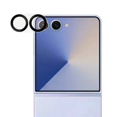 PanzerGlass - Ochranný kryt objektívu PicturePerfect pre Samsung Galaxy Z Flip7, čierna