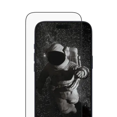 PanzerGlass - Tvrdené sklo UWF Ceramic II s aplikátorom pre iPhone 17 Pro Max, čierna