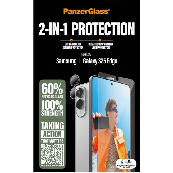PanzerGlass - Bundle 2v1 pre Samsung Galaxy S25 Edge