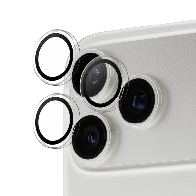 PanzerGlass - Ochranný kryt objektívu Hoops pre iPhone 17 Pro Max/17 Pro/16 Pro Max/16 Pro, číra