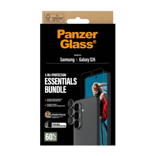 PanzerGlass - Bundle Hoops 2v1 pre Samsung Galaxy S26