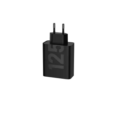 Motorola - Poškodené balenie, Cestovný adaptér 2x USB-C, 125 W, TurboPower, čierna