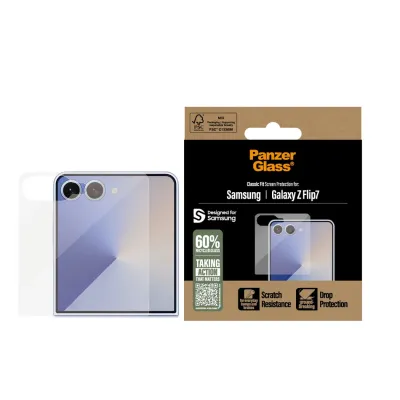 PanzerGlass - Tvrdené sklo Classic Fit pre Samsung Galaxy Z Flip7, číra
