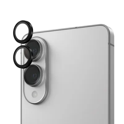PanzerGlass - Ochranný kryt objektívu Hoops pre Samsung Galaxy S25 Edge, čierna