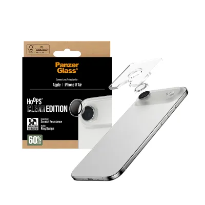 PanzerGlass - Ochranný kryt objektívu Hoops pre iPhone 17 Air, číra