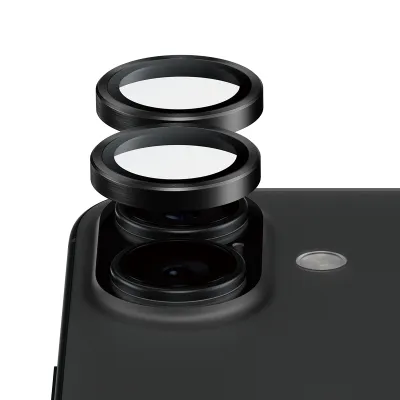 PanzerGlass - Ochranný kryt objektívu Hoops Ceramic II pre  iPhone 17/16 Plus/16, čierna