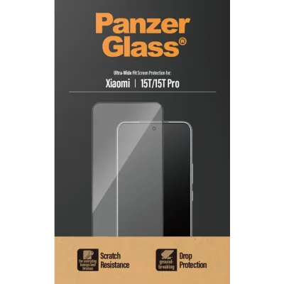 PanzerGlass - Tvrdené sklo UWF pre Xiaomi 15T/15T Pro, čierna