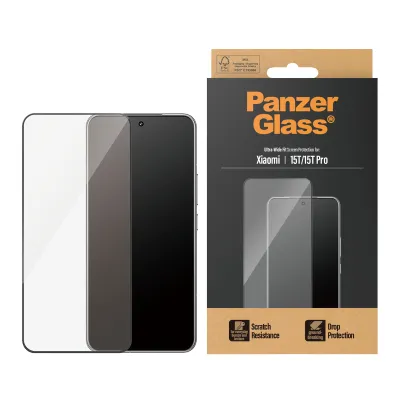 PanzerGlass - Tvrdené sklo UWF pre Xiaomi 15T/15T Pro, čierna