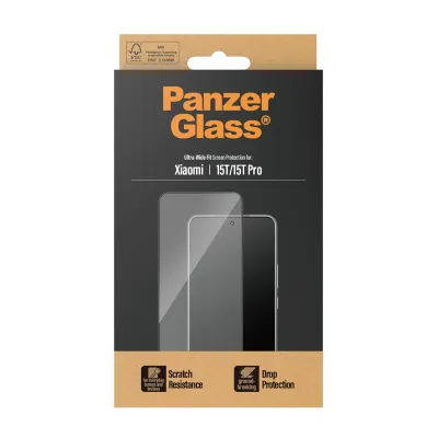 PanzerGlass - Tvrdené sklo UWF pre Xiaomi 15T/15T Pro, čierna