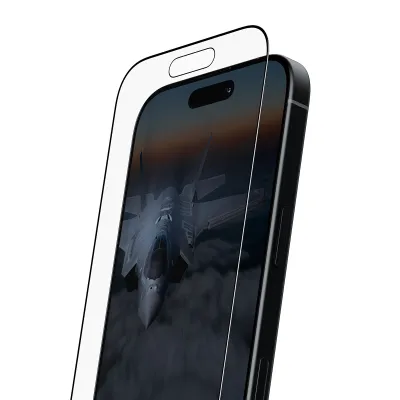 PanzerGlass - Tvrdené sklo UWF Stealth s Fastfit pre iPhone 17/16 Pro, čierna