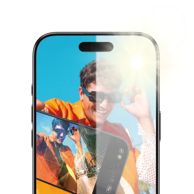PanzerGlass - Tvrdené sklo Anti-Reflective s aplikátorom pre iPhone 17 Air, čierna