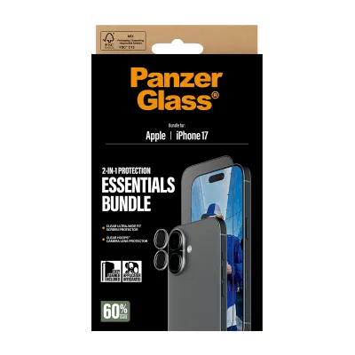 PanzerGlass - Bundle Essentials 2v1 pre iPhone 17