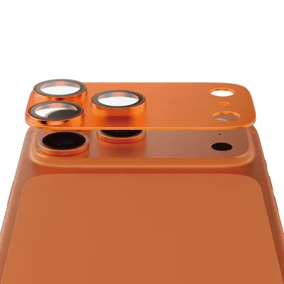 PanzerGlass - Ochranný kryt objektívu Fender pre iPhone 17 Pro Max, oranžová