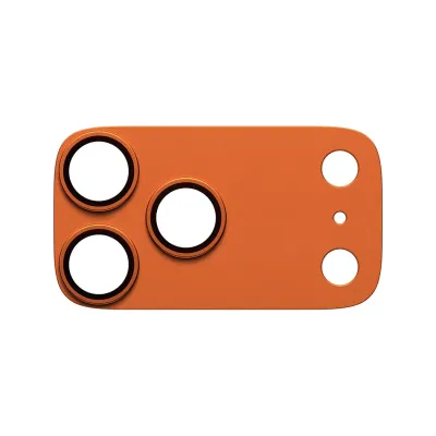 PanzerGlass - Ochranný kryt objektívu Fender pre iPhone 17 Pro Max, oranžová