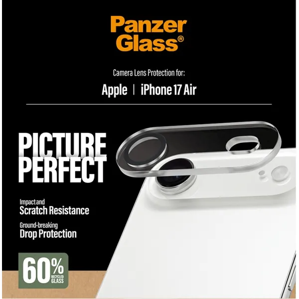 PanzerGlass - Ochranný kryt objektívu PicturePerfect pre iPhone 17 Air, číra