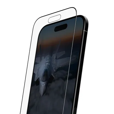 PanzerGlass - Tvrdené sklo UWF Stealth s Fastfit pre iPhone 17 Air, čierna