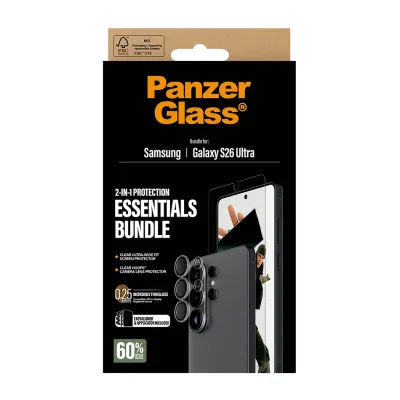 PanzerGlass - Bundle Essentials 2v1 pre Samsung Galaxy S26 Ultra