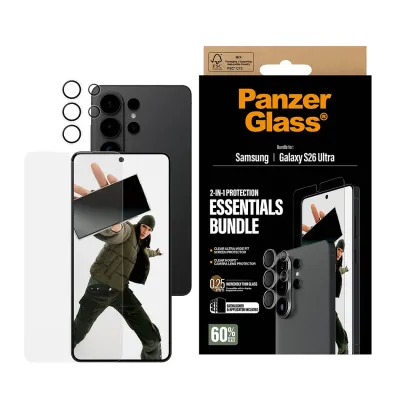 PanzerGlass - Bundle Essentials 2v1 pre Samsung Galaxy S26 Ultra