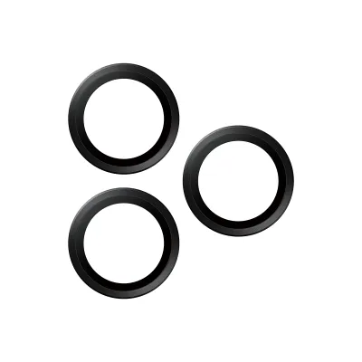 PanzerGlass - Ochranný kryt objektívu Hoops Ceramic II pre  iPhone 17 Pro Max/17 Pro/16 Pro Max/16 Pro, čierna