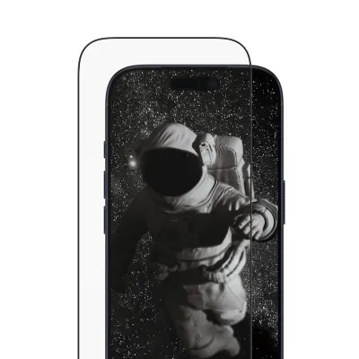 PanzerGlass - Tvrdené sklo UWF Ceramic II s aplikátorom pre iPhone 17 Pro, čierna