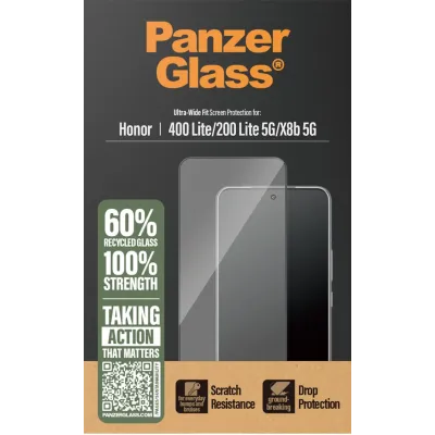 PanzerGlass - Tvrdené sklo UWF pre Honor 400 Lite, čierna