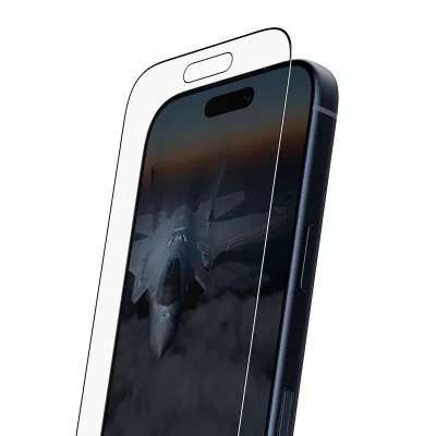 PanzerGlass - Tvrdené sklo UWF Stealth s Fastfit pre iPhone 17 Pro, čierna