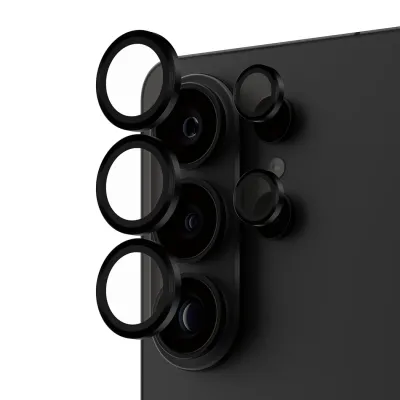 PanzerGlass - Ochranný kryt objektívu Hoops pre Samsung Galaxy S26 Ultra, čierna