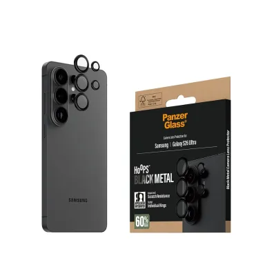 PanzerGlass - Ochranný kryt objektívu Hoops pre Samsung Galaxy S26 Ultra, čierna