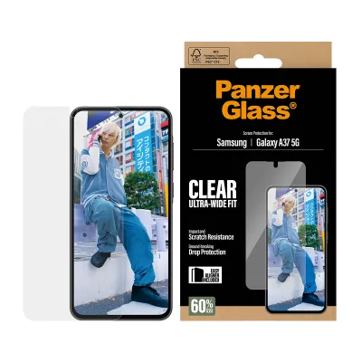 PanzerGlass - Tvrdené sklo UWF s aplikátorom pre Samsung Galaxy A37, číra