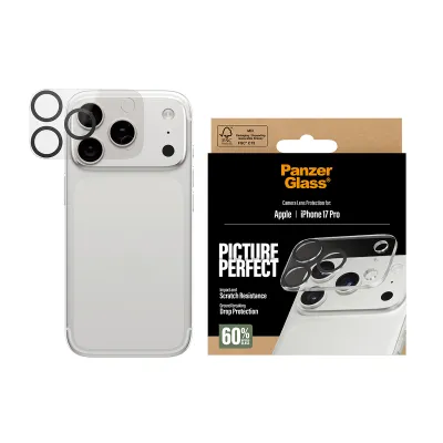 PanzerGlass - Ochranný kryt objektívu PicturePerfect pre iPhone 17 Pro, číra