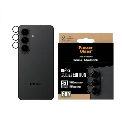 PanzerGlass - Ochranný kryt objektívu Hoops pre Samsung Galaxy S26/S26+, číra