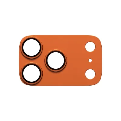 PanzerGlass - Ochranný kryt objektívu Fender pre iPhone 17 Pro, oranžová