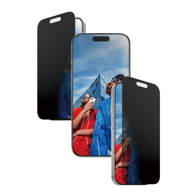 PanzerGlass - Tvrdené sklo UWF 2-Way Privacy s aplikátorom pre iPhone 17/16 Pro, čierna