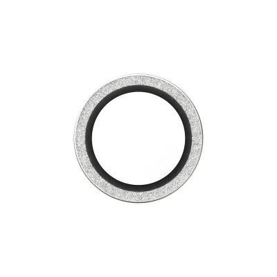 PanzerGlass - Ochranný kryt objektívu Hoops pre iPhone 17 Air, glitter silver