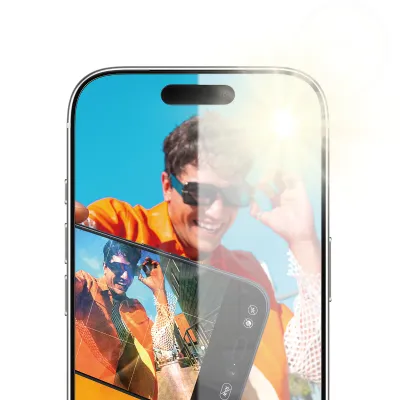 PanzerGlass - Tvrdené sklo Anti-Reflective s aplikátorom pre iPhone 17 Pro, čierna