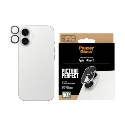 PanzerGlass - Ochranný kryt objektívu PicturePerfect pre iPhone 17, číra