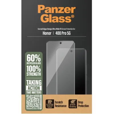 PanzerGlass - Tvrdené sklo UWF pre Honor 400 Pro, čierna