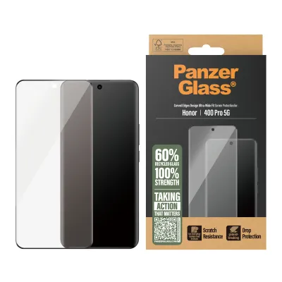 PanzerGlass - Tvrdené sklo UWF pre Honor 400 Pro, čierna