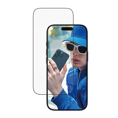 PanzerGlass - Tvrdené sklo UWF s aplikátorom pre iPhone 17 Pro, čierna