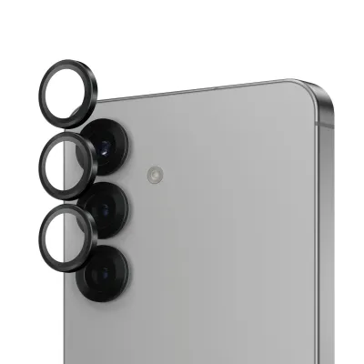 PanzerGlass - Ochranný kryt objektívu Hoops pre Samsung Galaxy S25, čierna